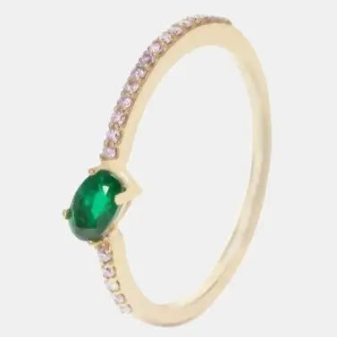 Ring Emerald Ring Cocobycaroline Cocobycaroline