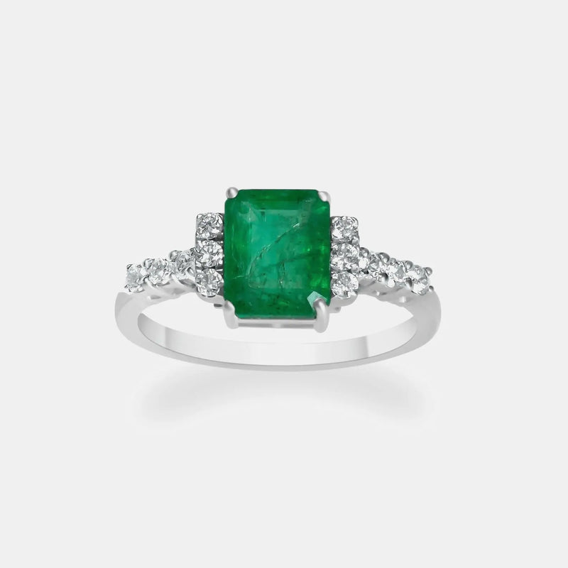 Ring Forever Emerald Cocobycaroline Cocobycaroline