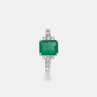 Ring Forever Emerald Cocobycaroline Cocobycaroline